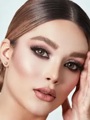 خرید لنز رنگی عسلی دهب آرگان