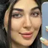 خرید لنز رنگی طوسی عسلی دهب پرل