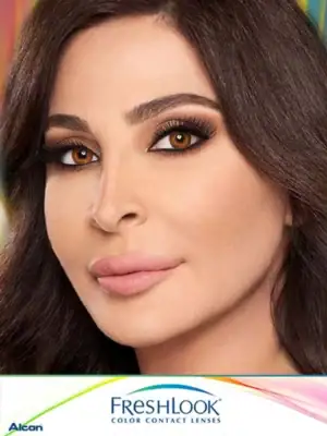 خرید لنز رنگی عسلی فرشلوک کالربلندز هانی