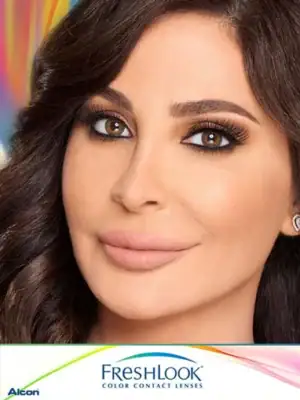 خرید لنز رنگی عسلی فرشلوک کالربلندز پیور هیزل