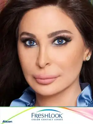 خرید لنز رنگی آبی فرشلوک کالربلندز ترو سافایر