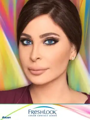 خرید لنز رنگی آبی فرشلوک کالرز بلو