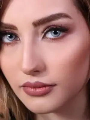 خرید لنز رنگی طوسی آبی جمستون کلاسیک پرل وایت