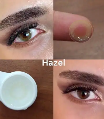 لنز رنگی سبز عسلی هیپنوس هازل - Image 2