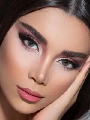 خرید لنز رنگی طوسی سبز لابلا دیم گری