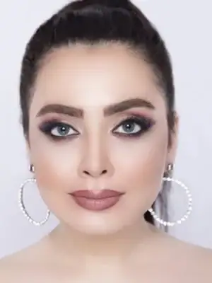 خرید لنز رنگی آبی عسلی لابلا پرل