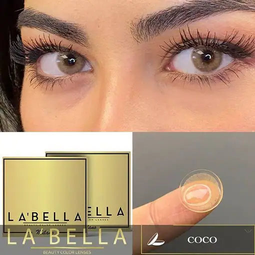لنز رنگی عسلی لابلا کوکو - Image 3
