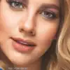 خرید لنز رنگی آبی عسلی رینبو بلو 306 اسکای تن 3