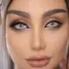خرید لنز رنگی طوسی آبی ترسا آلاسکا
