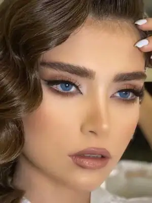خرید لنز رنگی طوسی آبی لابلا شنل بلو
