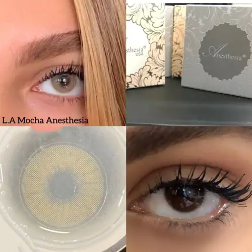 لنز رنگی سبز عسلی آناستازیا موکا - Image 2