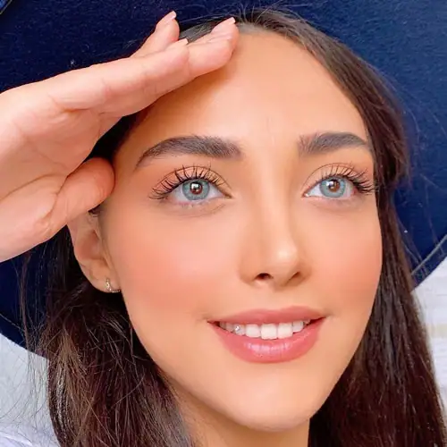 خرید لنز رنگی آبی اقیانوسی کریستال پرل بلو