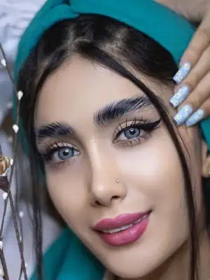 خرید لنز رنگی آبی دهب لومیر بلو