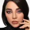 خرید لنز رنگی آبی فستیوال مورنینگ بلو تن 1
