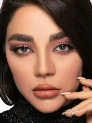 خرید لنز رنگی آبی فستیوال مورنینگ بلو تن 1