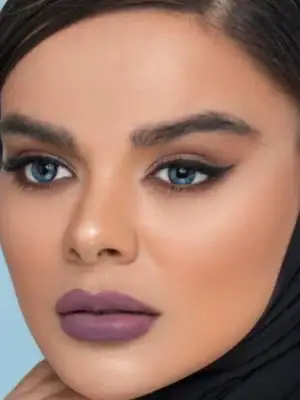 خرید لنز رنگی آبی عسلی فستیوال مورنینگ بلو تن 3