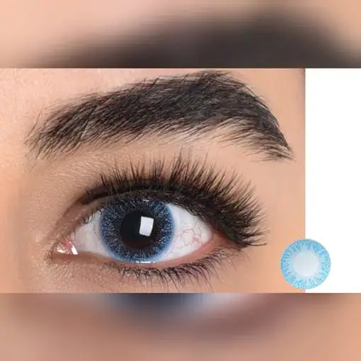 لنز رنگی آبی مارشال بلو تن 1 - Image 2