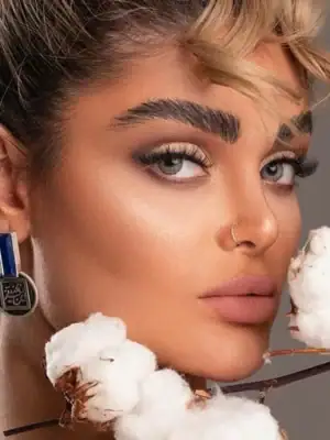 خرید لنز رنگی طوسی یخی کلیر ویژن G0821