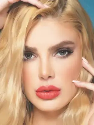 خرید لنز رنگی طوسی عسلی رینبو اِم آر اِم آر
