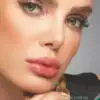 خرید لنز رنگی سبز عسلی رینبو گرین 306 تن 3