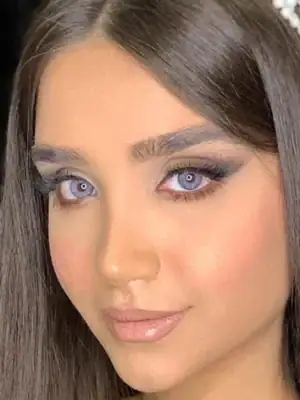 خرید لنز رنگی آبی اف ایکس ارورا استانبول