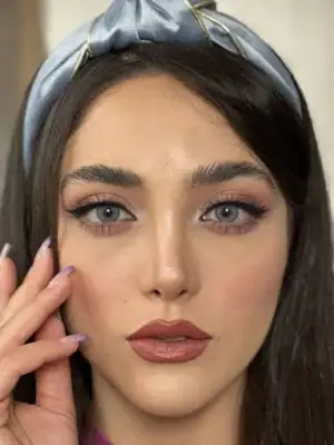 خرید لنز رنگی آبی الامور رترو بلو