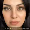 خرید لنز رنگی سبز عسلی الامور رترو پین هازل