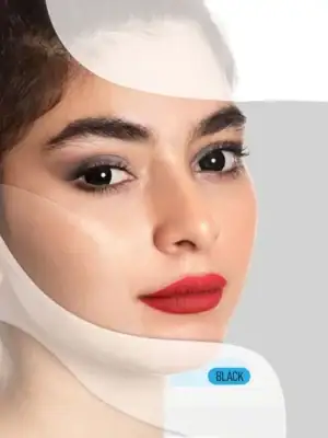 خرید لنز رنگی مشکی کلیر ویژن Black