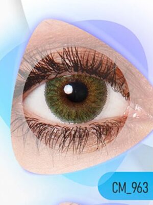 خرید لنز رنگی سبز عسلی کلیر ویژن CM963