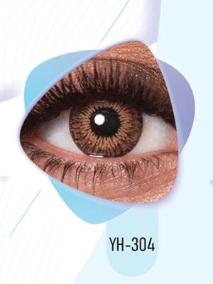 خرید لنز رنگی عسلی کلیر ویژن YH304