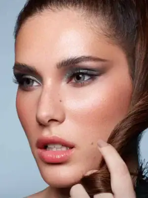 خرید لنز رنگی طوسی دهب خاکی