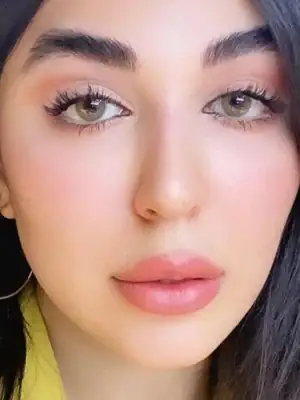 خرید لنز رنگی طوسی عسلی دهب اسموکی