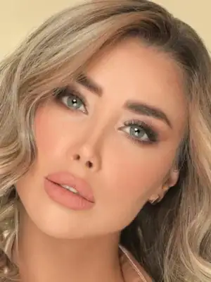 خرید لنز رنگی آبی عسلی اوربان لایر مرکوری بلو