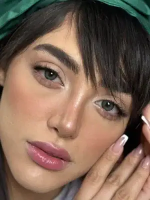 خرید لنز رنگی سبز آماندا کینگ گرین