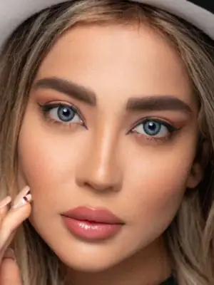 خرید لنز رنگی آبی اپتی کالر ریتا دارک بلو