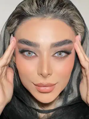 خرید لنز رنگی طوسی عسلی سلنا دیپ گری