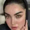 خرید لنز رنگی سبز عسلی سلنا اسموکی