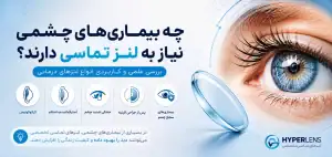 چه بیماری های چشمی نیاز به لنز دارند؟